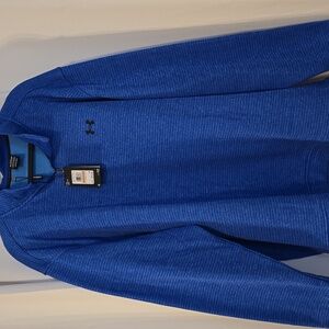 NWT-Under Armour Royal Blue Quarter-Zip